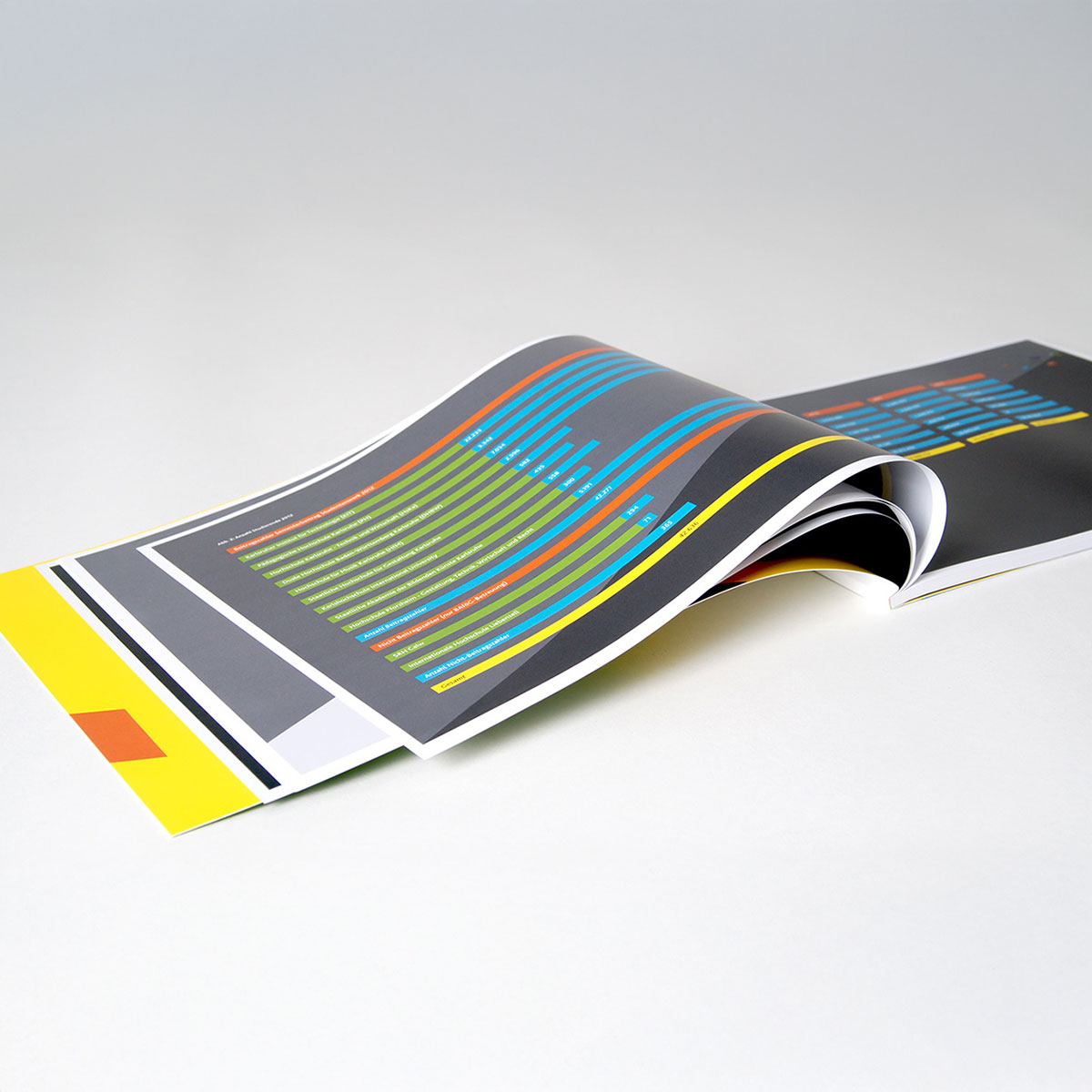 Geschäftsbericht Design Statistik