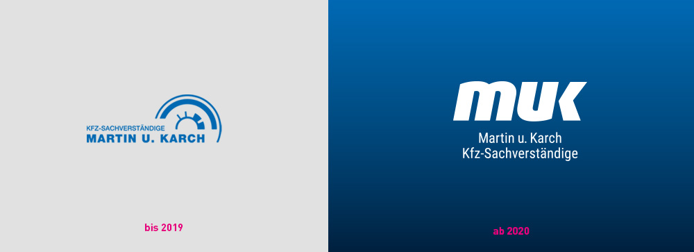 Das Logo im Laufe der Jahre