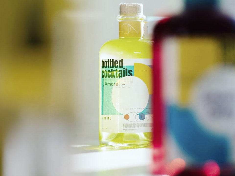 Odeon Flaschen-Label