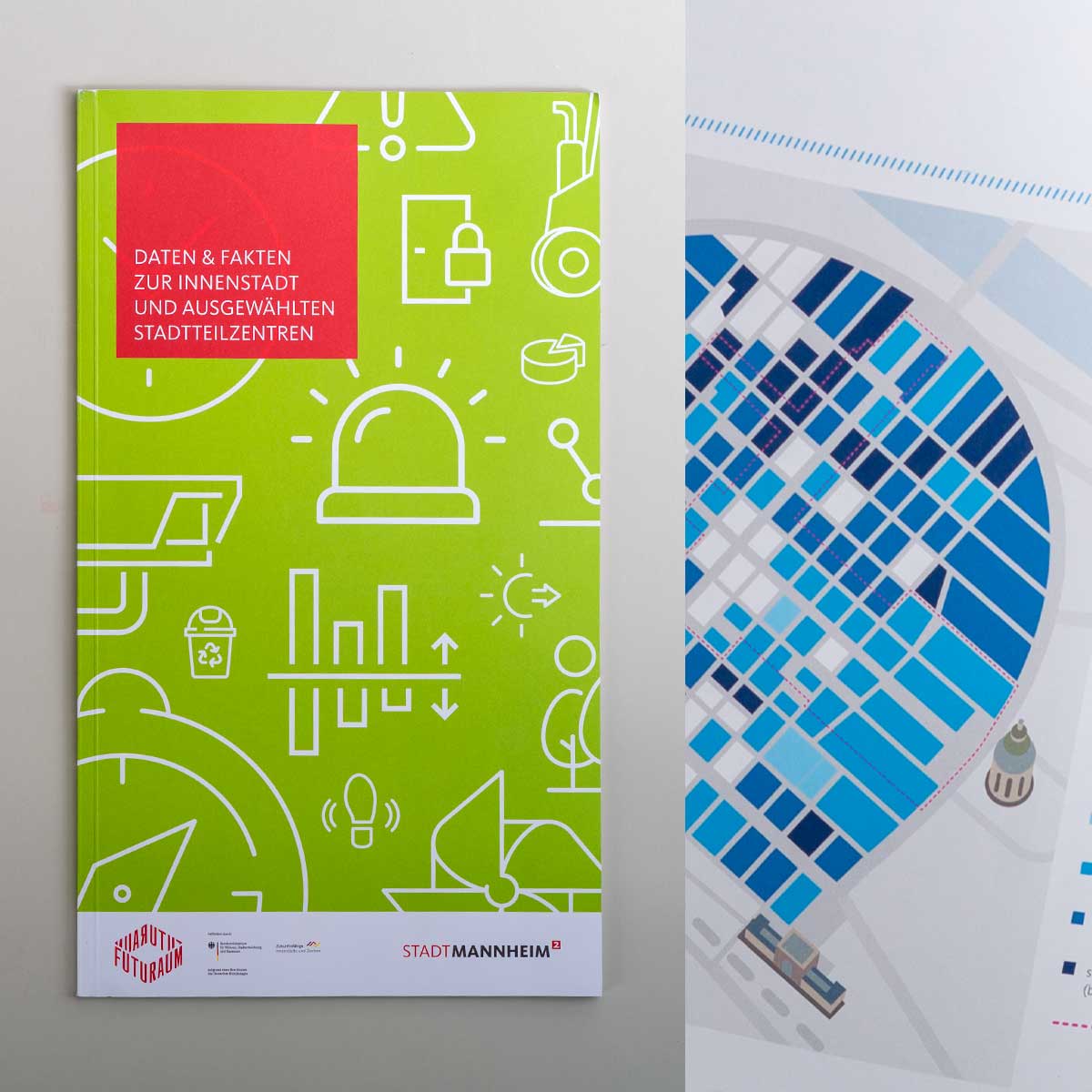 Broschüre Daten und Fakten Mannheim  Cover 
